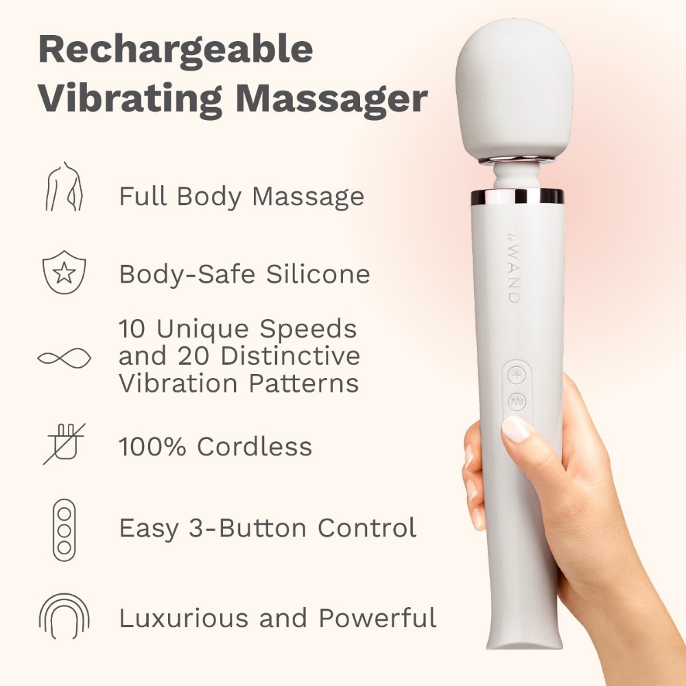 Rechargeable Vibrating Wand Massager